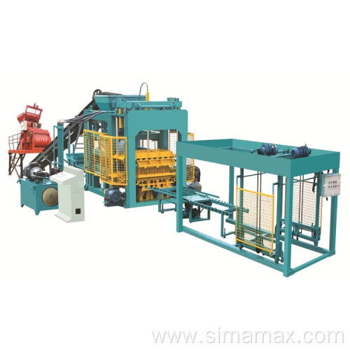 Qt4-15 Semi-Automatic Concrete Interlock Block Machine